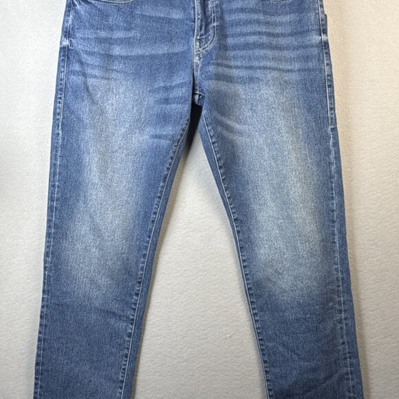 NWT True Religion Geno SN‎ Slap Slim Jeans Mens Size 34x32 Medium Autumn Wash - Picture 1 of 16